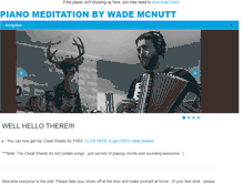 Tablet Screenshot of pianomeditation.com